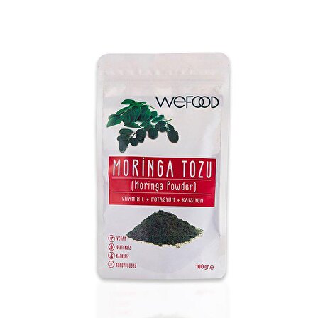 Moringa Yaprağı Tozu (100 gr) - Wefood