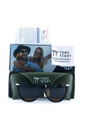 Toms Teddy Polarize Uv Güneş Gözlüğü Kahverengi Tt7001-5c202p