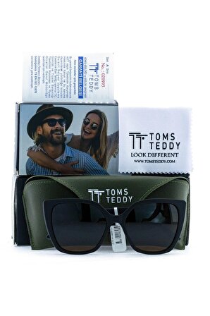 Toms Teddy Cat Eye Polarize/uv Güneş Gözlüğü Kahverengi Tt7016-1c202m