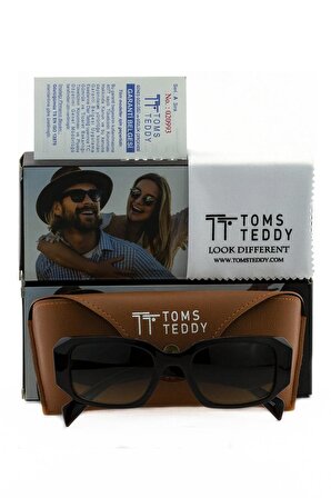 Toms Teddy Polarize/uv Güneş Gözlüğü Kemik Kadın Güneş Gözlükleri Tt6024c202p