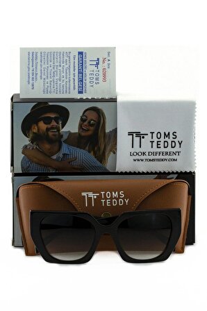 Toms Teddy Polarize/uv Güneş Gözlüğü Kemik Kadın Güneş Gözlükleri Tt6023c101p