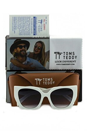 Toms Teddy Polarize/uv Güneş Gözlüğü Kemik Kadın Güneş Gözlükleri Tt6023c701p