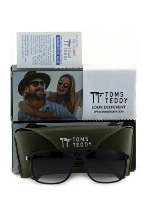 Toms Teddy Polarize/uv Güneş Gözlüğü Kemik Erkek Güneş Gözlükleri Tt6021c404p