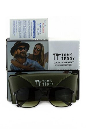Toms Teddy Polarize/uv Güneş Gözlüğü Kemik Erkek Güneş Gözlükleri Tt6021c104p
