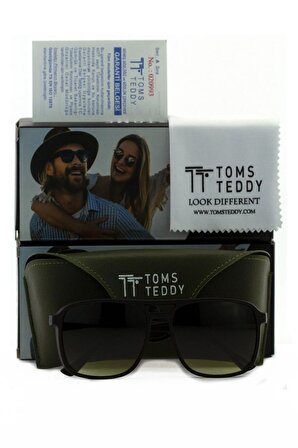 Toms Teddy Polarize/uv Güneş Gözlüğü Kemik Erkek Güneş Gözlükleri Tt6021c202m