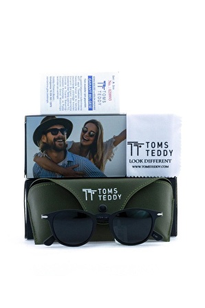 Toms Teddy Polarize/uv Unisex Güneş Gözlüğü Siyah Tt2014-1c101m