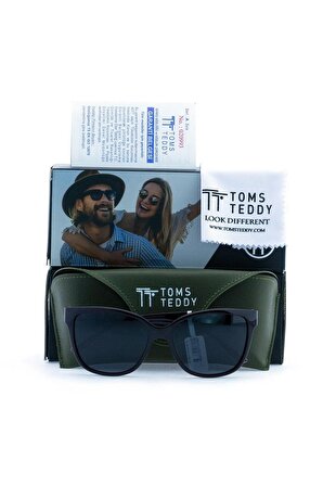 Toms Teddy Polarize/uv Güneş Gözlüğü Bordo Tt7007-10c505p