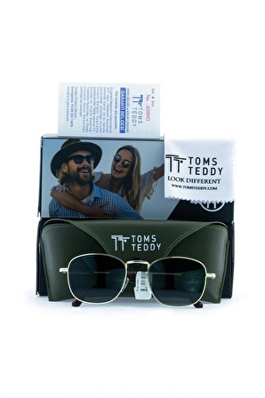 Toms Teddy Polarize/uv Metal Güneş Gözlüğü Sarı Tt1021c103