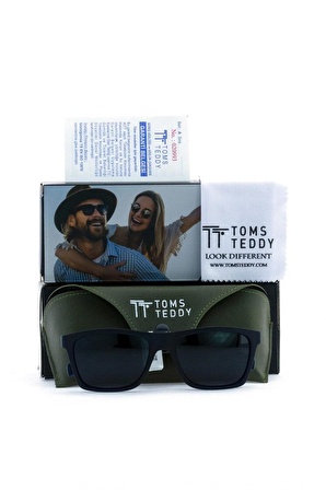 Toms Teddy Polarize/uv Güneş Gözlüğü Mat Lacivert Tt6005-20c303m