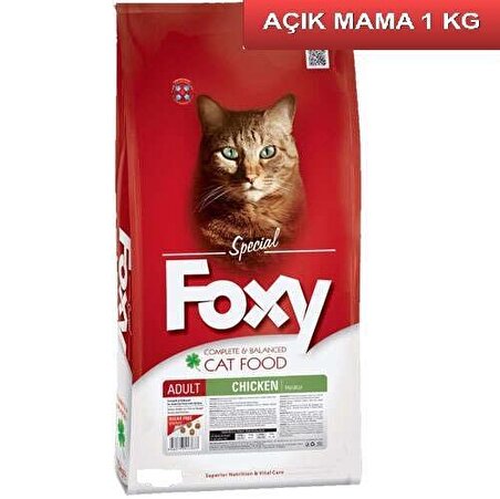 Foxy 30/15 Tavuk Etli Yetişkin Kedi Maması 1 Kg AÇIK