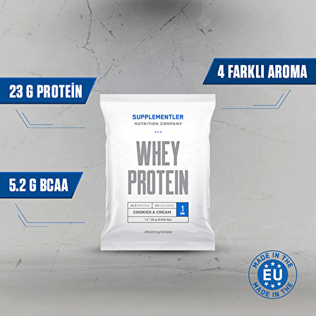 Supplementler.com Whey Protein 30 Gr Tek Kullanımlık 20 Adet - ÇİKOLATA