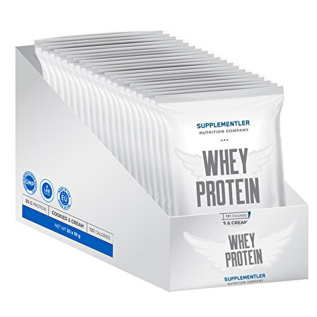 Supplementler.com Whey Protein 30 Gr Tek Kullanımlık 20 Adet - ÇİKOLATA