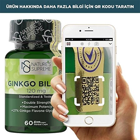 Nature's Supreme Ginkgo Biloba 120 Mg 60 Kapsül - AROMASIZ