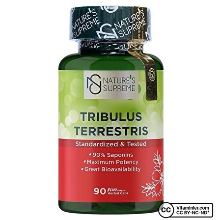 Nature's Supreme Tribulus Terrestris 90 Kapsül - AROMASIZ