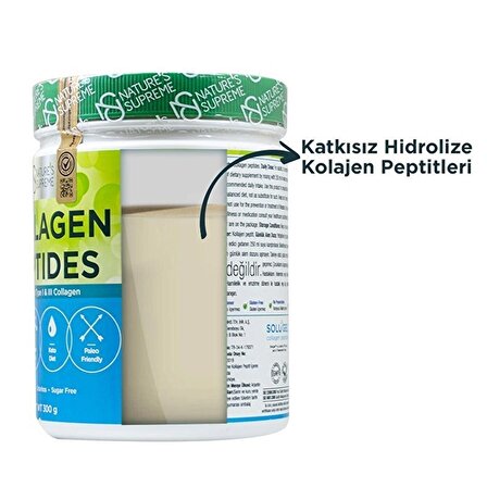 Nature's Supreme Collagen Peptides Powder 300 Gr Aromasız  - AROMASIZ