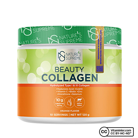 Nature's Supreme Beauty Collagen Powder 120 Gr - PORTAKAL