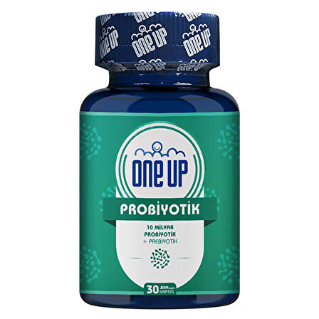 One Up Probiyotik Prebiyotik 30 Kapsül - AROMASIZ