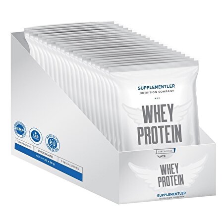 Supplementler.com Whey Protein 30 Gr Tek Kullanımlık 20 Adet - KURABİYE