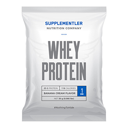 Supplementler.com Whey Protein 30 Gr Tek Kullanımlık - KURABİYE