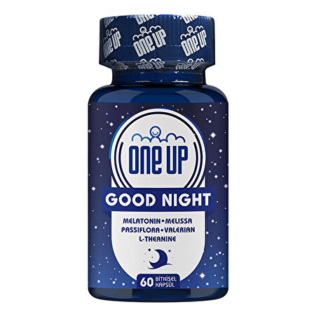 One Up Good Night Melatonin 60 Kapsül - AROMASIZ
