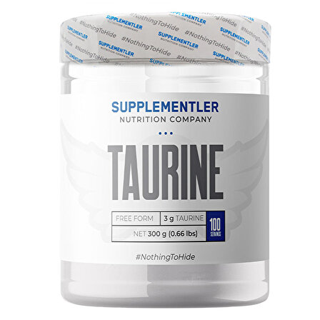 Supplementler.com Taurine Powder 300 Gr - AROMASIZ