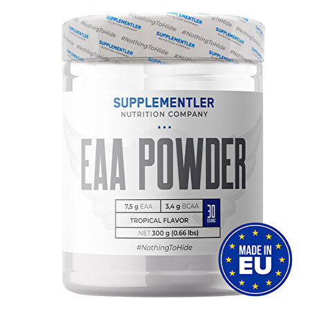 Supplementler.com EAA Powder 300 Gr - TROPİKAL MEYVE