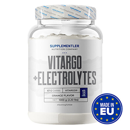 Supplementler.com Vitargo Electrolytes 1000 Gr - PORTAKAL