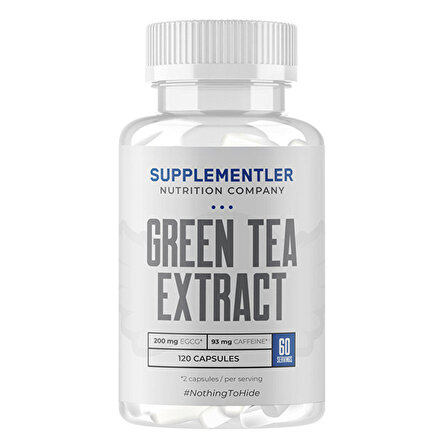 Supplementler.com Green Tea Extract 120 Kapsül - AROMASIZ