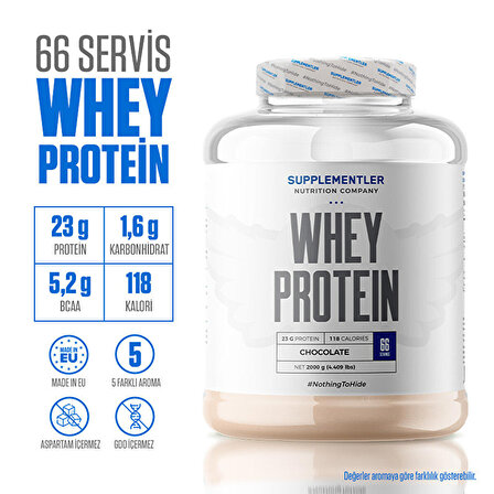 Supplementler.com Whey Protein 2000 Gr - BİSKÜVİ