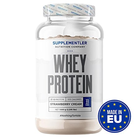 Supplementler.com Whey Protein 1000 Gr - ÇİKOLATA HİNDİSTAN CEVİZİ