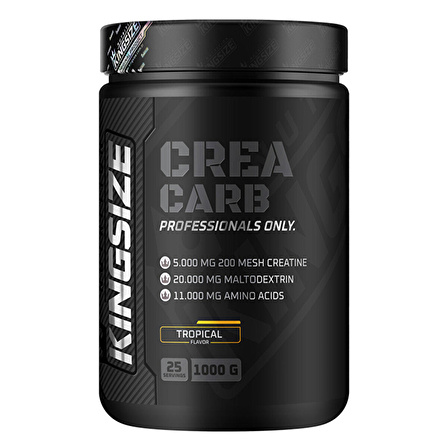 Kingsize Nutrition Crea Carb 1000 Gr - TROPİKAL MEYVE