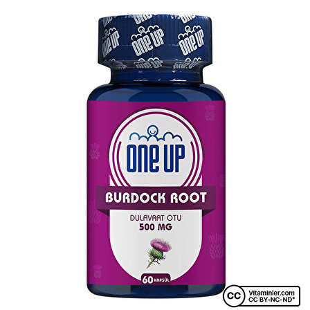 One Up Burdock Root Dulavrat Otu 500 Mg 60 Kapsül  - AROMASIZ