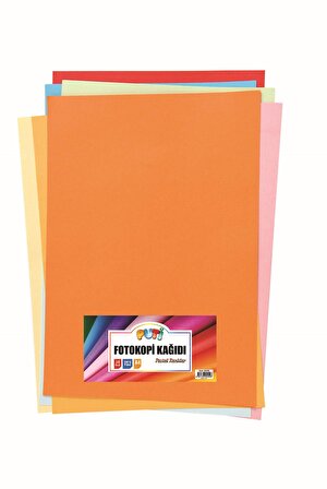 Puti Renkli Fotokopi Kağıdı 100 Lü 10 Karışık Renk