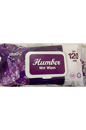 Humber Lavender Islak Havlu 120'li 18 Paket Fma07262