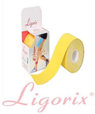 Ligorix Kinesio Tape Sporcu Bandı 5cmX5m Sarı