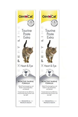 Gimcat Kedi Macunu Taurine Paste Kalp Ve Göz Sağlığı Destekleyici Taurinli 50 g X 2 Adet