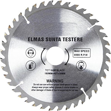 ELKA 180X40T 22.3 MM ELMAS SUNTA TESTERESİ