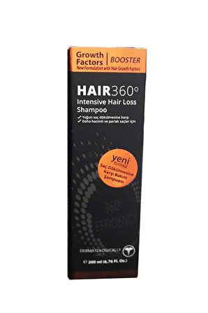 Hair 360 Growth Factors Intensive Hair Loss Şampuan 200 ml