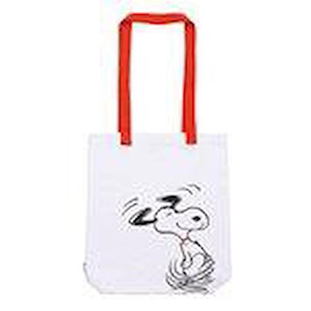 Snoopy Kaçış Bez Çanta