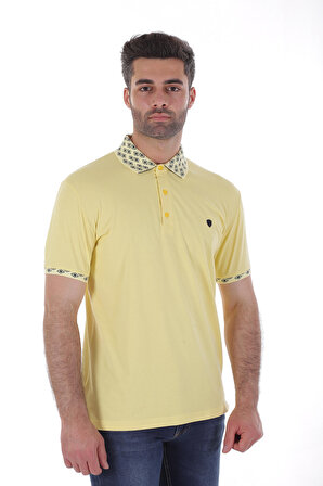 Diandor Polo Yaka Erkek T-Shirt Sarı/Yellow 2017030