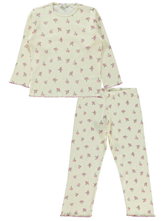 Civil Girls Kız Çocuk Pijama Takımı 6-9 Yaş Somon