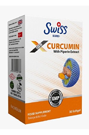 Swiss Bork Curcumin (Zerdeçal) 30 softgel