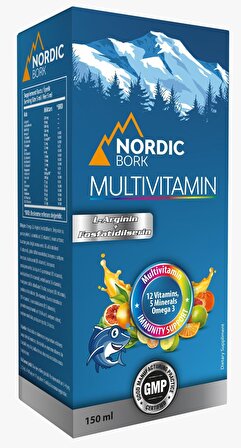 Nordic bork Multivitamin 150 ml Şurup