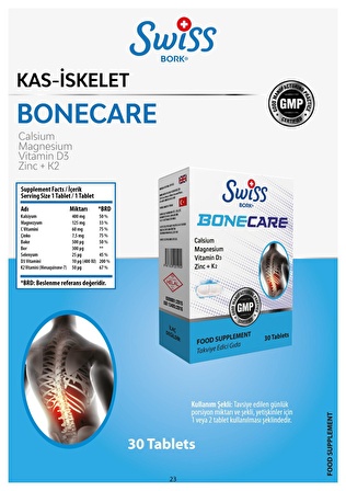 Swiss Bork Bonecare 30 Tablet