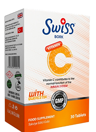 Swiss Bork Vitamin C Ester 30 Tablet 8681820202014