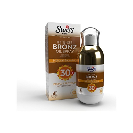 Swiss Bork Bronzlaştırıcı Etkili Güneş Spreyi 30+ 100ml