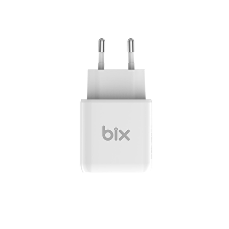Bix BX-CL20TA Lightning 20 Watt Hızlı Şarj Aleti Beyaz