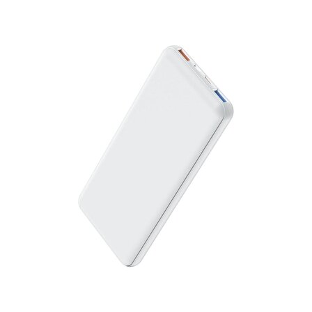 Bix PB103 10000 mAh Hızlı Şarj Powerbank Beyaz 