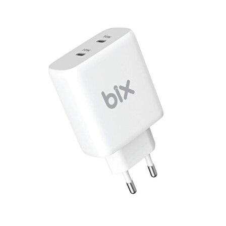Bix Type-C Hızlı Şarj Aleti Beyaz