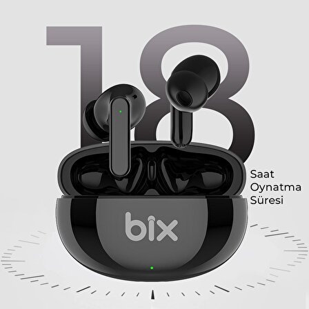 Bix Tws Earbuds Anc Çağrı ve Aktif Gürültü Önleyici Bluetooth 5.2 Ipx4 Kulak Içi Kulaklık Bxtw1